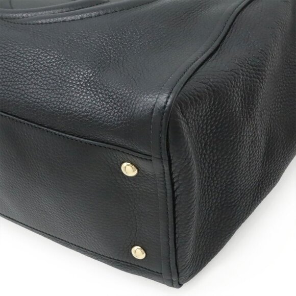 GUCCI Black Leather Shoulder Bag - Picture 4 of 8